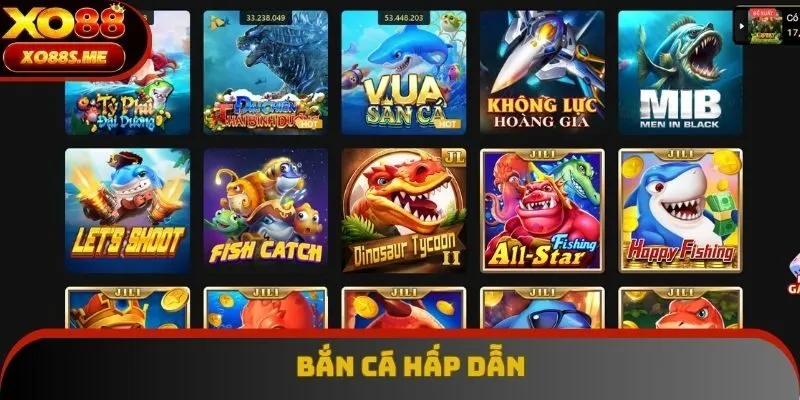 Trải nghiệm siêu phẩm bắn cá hấp dẫn tuyệt vời