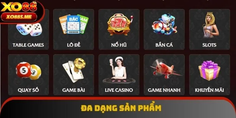 Nhà cái hỗ trợ khách hàng với nhiều sản phẩm đặc sắc khác nhau